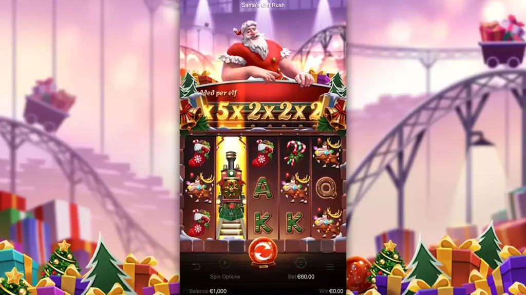 Main Santas Gift Rush Alami Serunya Buka Kado Setiap Putaran!